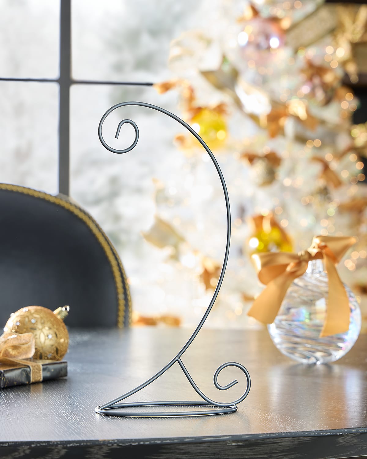 Coton Colors Large Ornament Stand, Silver In Silver
