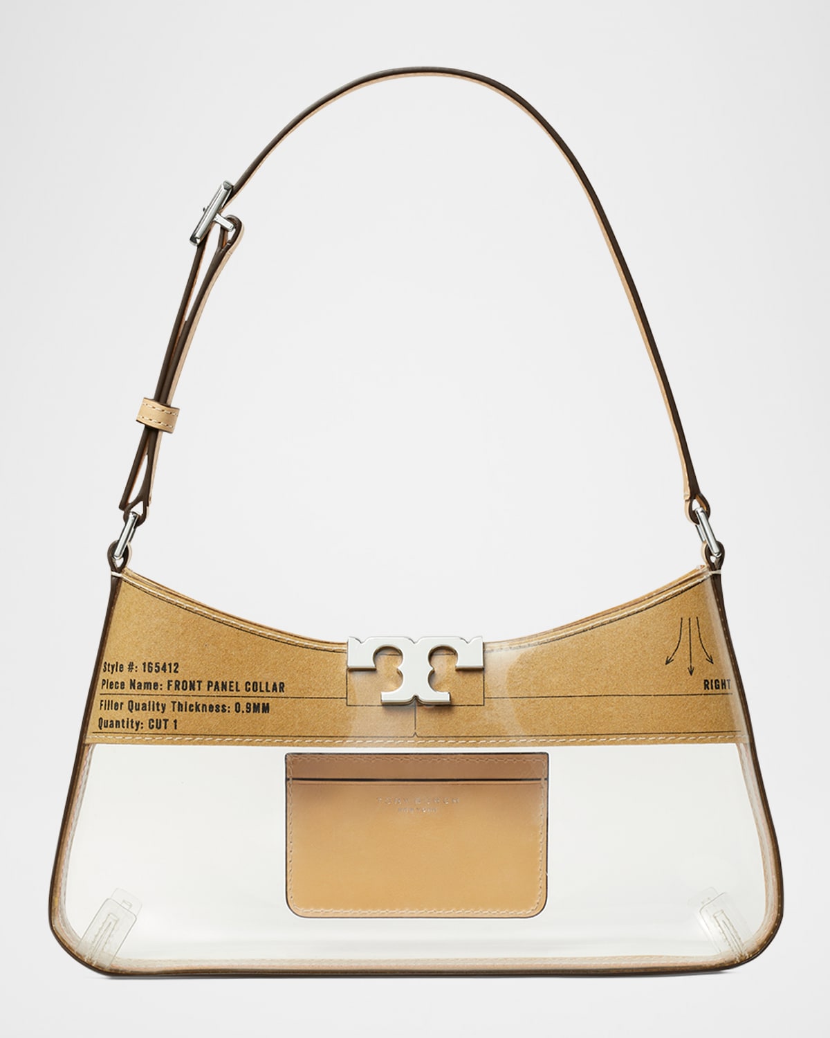 Tory Burch Eleanor Clear Slim Shoulder Bag