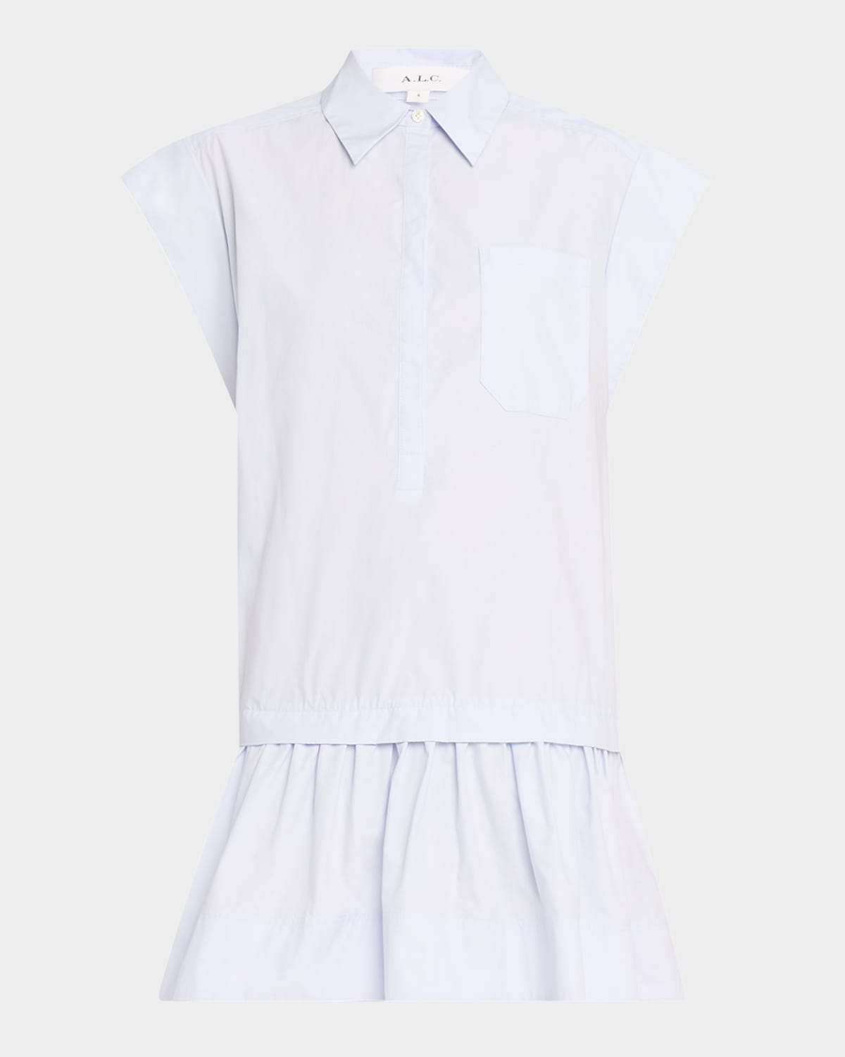 A.l.c . Brock Cotton Poplin Minidress