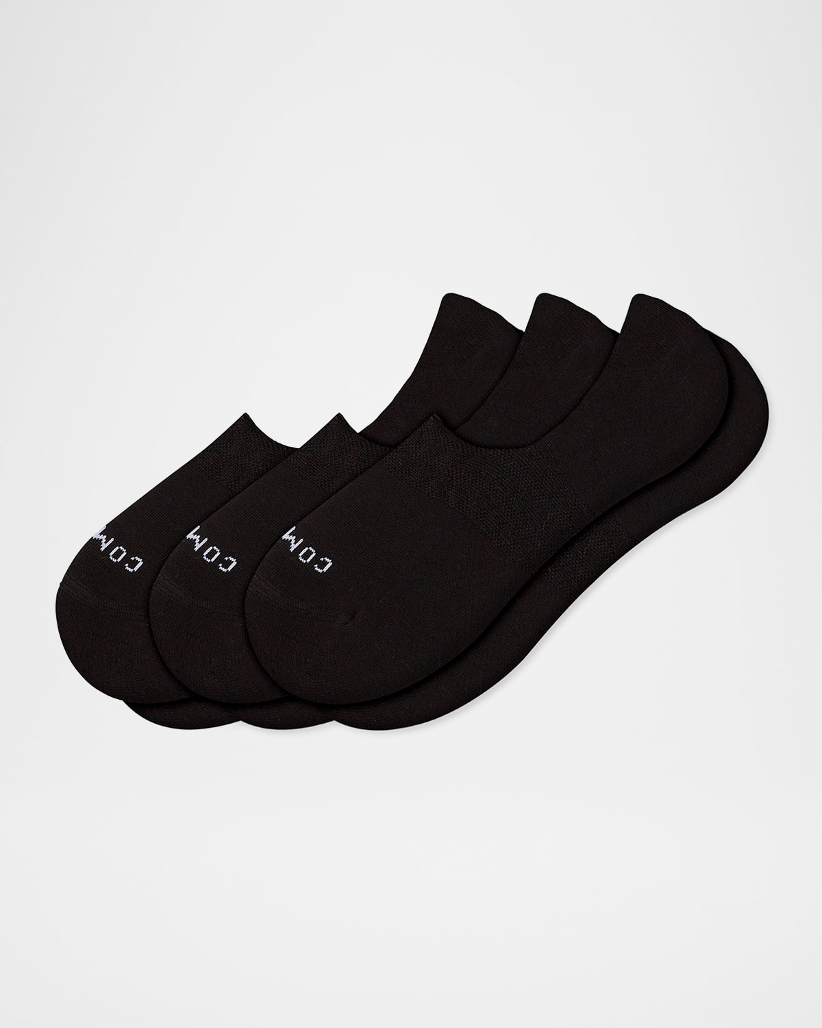 Men's 3-Pack Cotton No-Show Socks with Grips