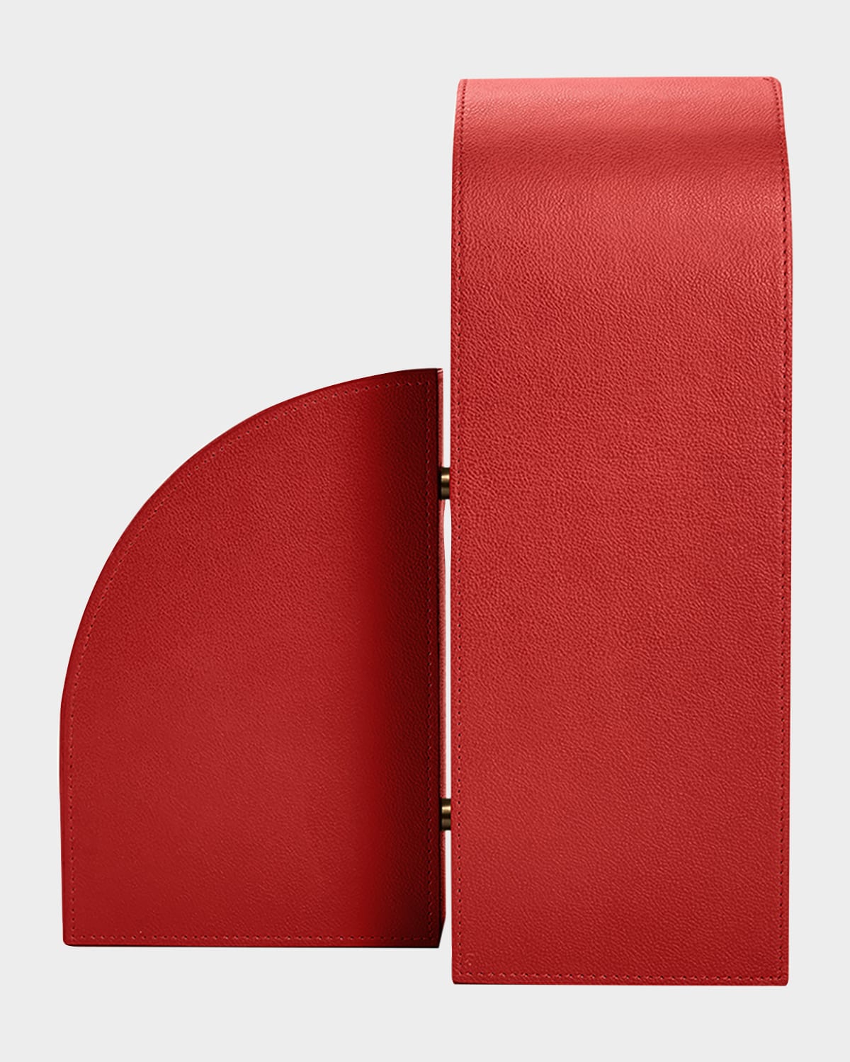 Assouline Cubist L Red Leather Bookend
