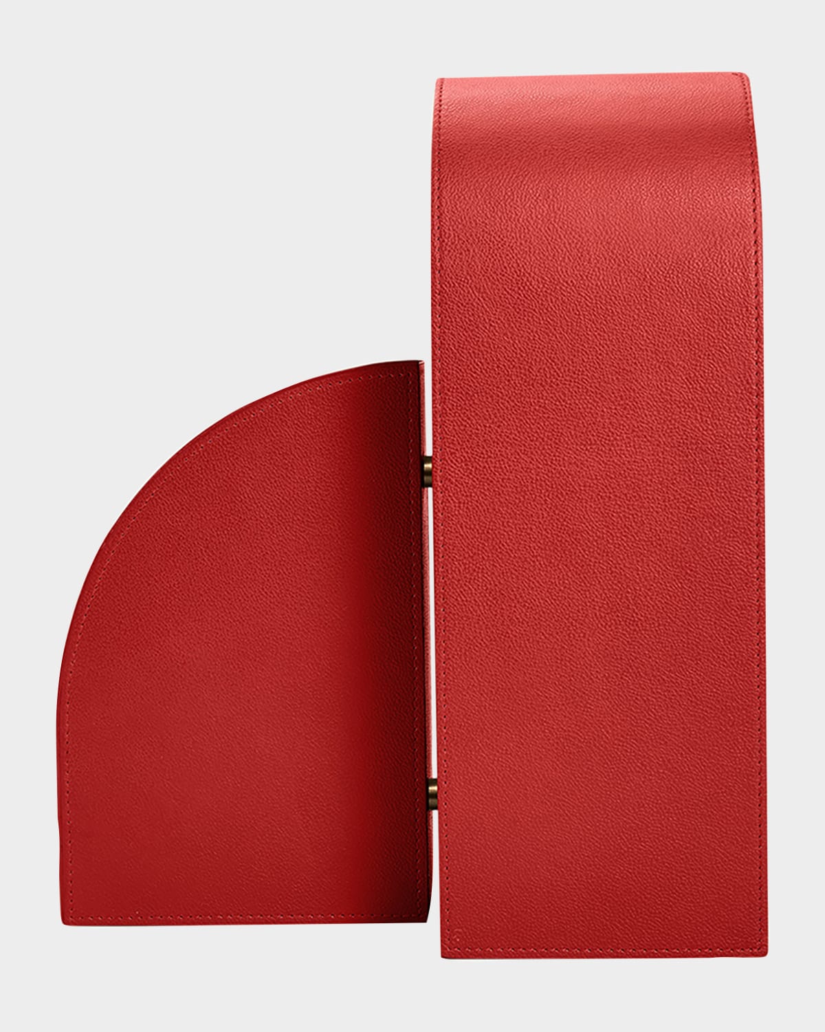 Assouline Cubist L Red Leather Bookend