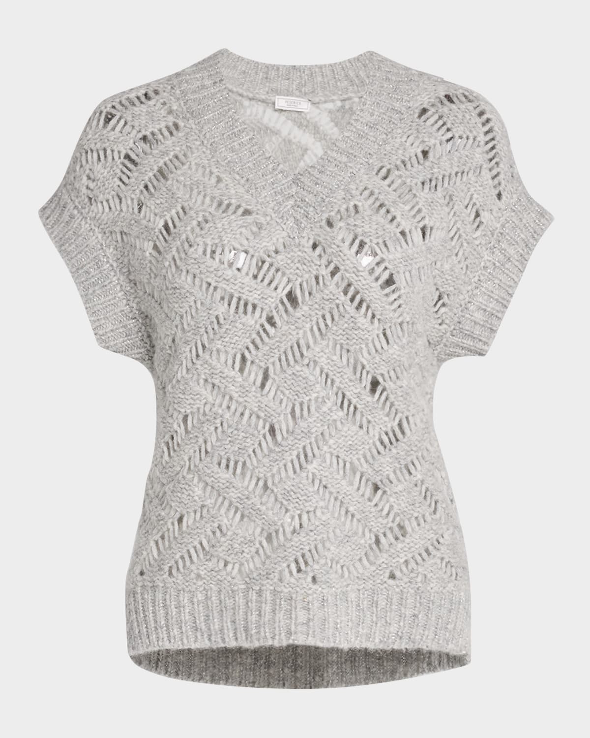 Peserico Open-stitch Knit Vest