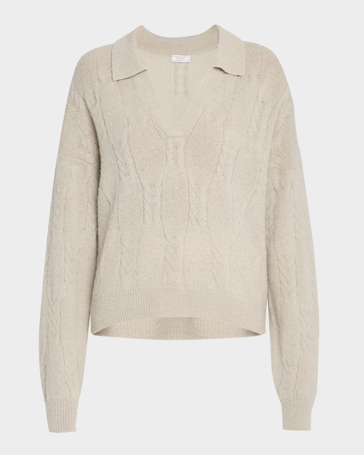 Peserico Johnny Collar Knit Sweater
