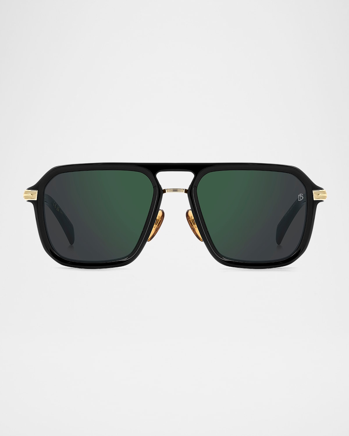 Men's DB 7136 Acetate Rectangle Sunglasses