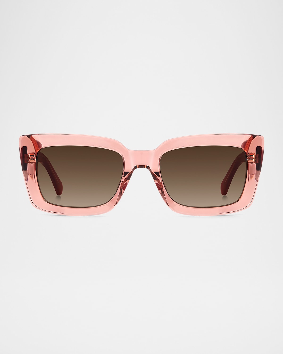 cailin rectangle acetate sunglasses