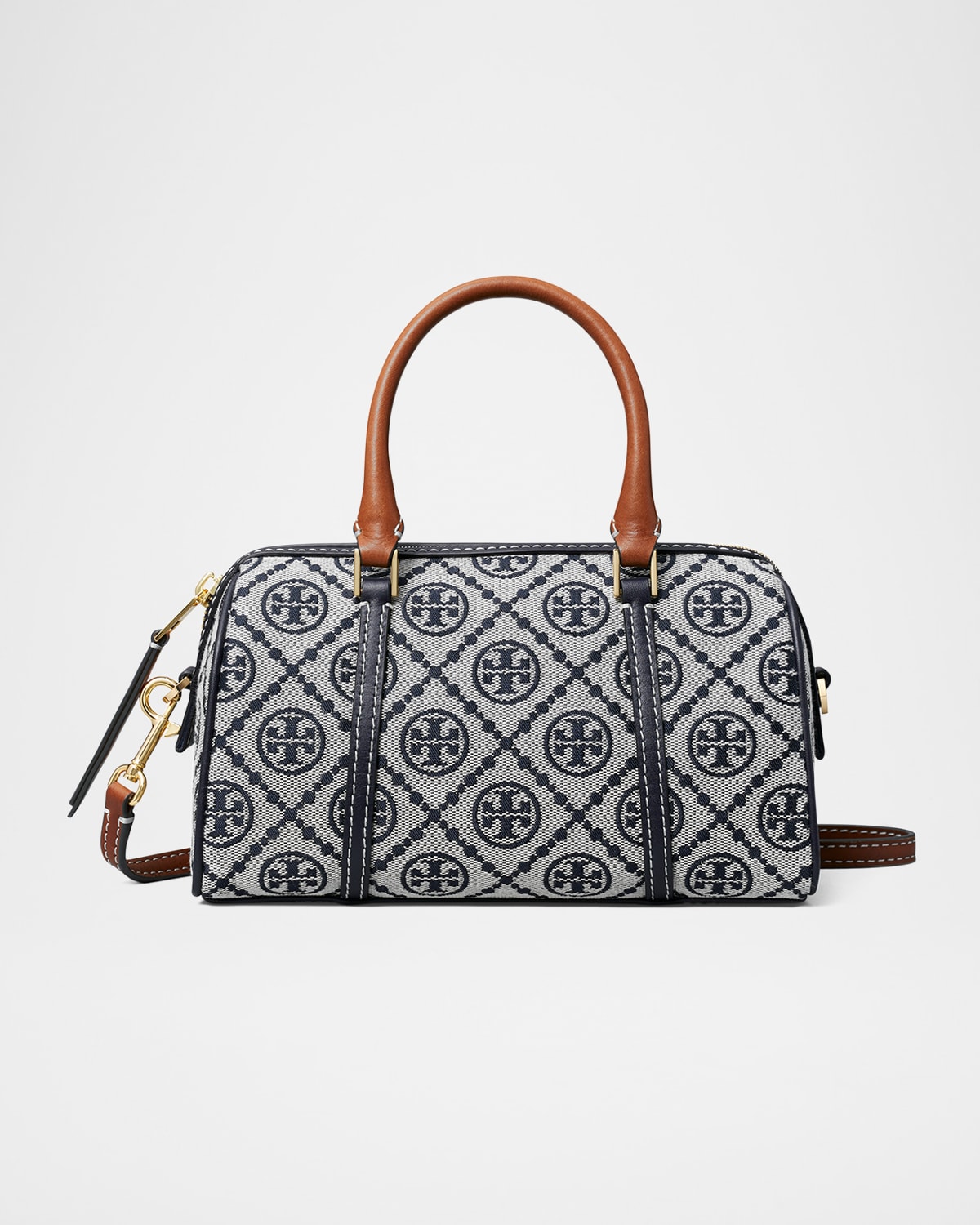 Tory Burch Mini T Monogram Barrel Crossbody Bag