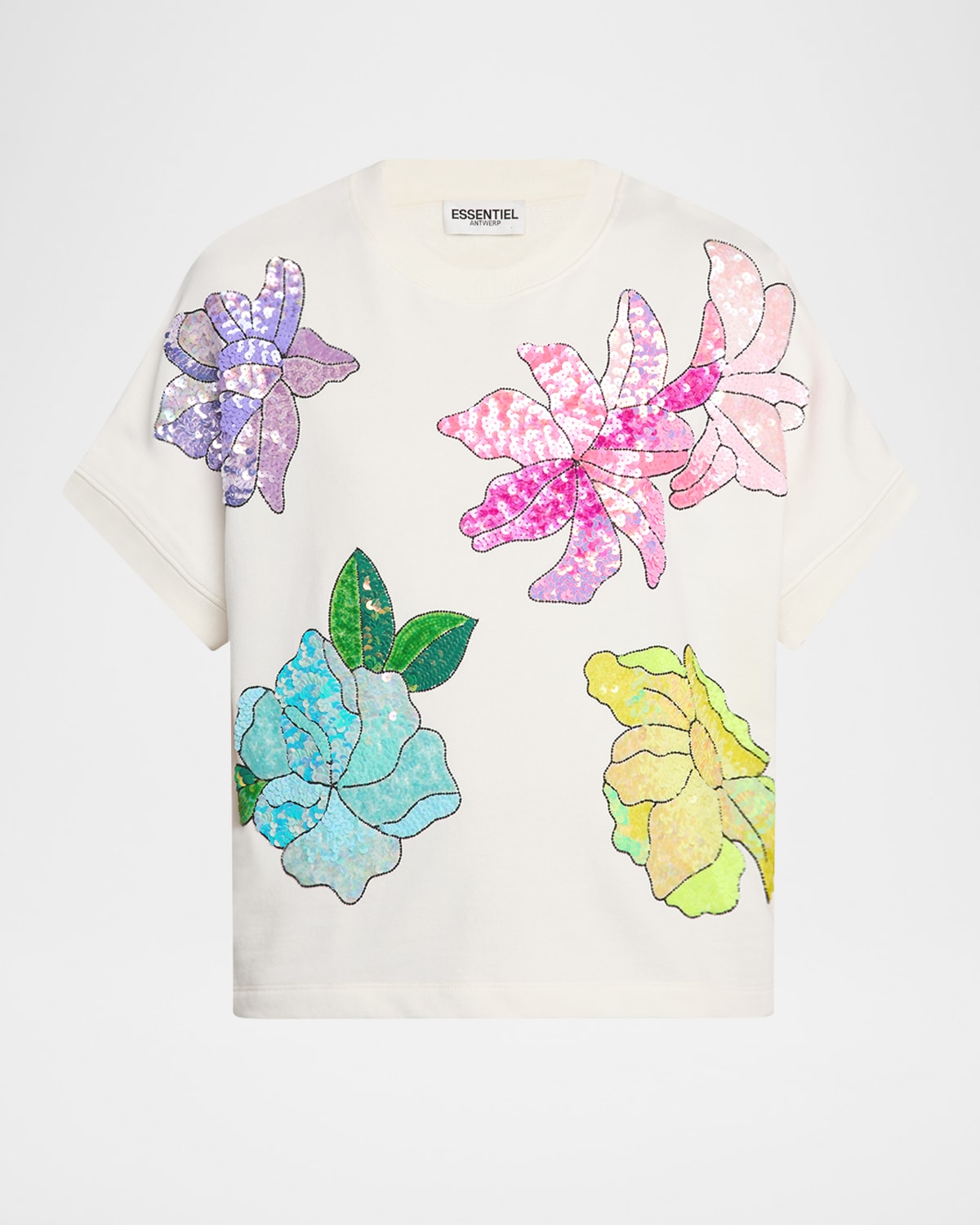 Essentiel Antwerp Horaly Flower Embellished Top