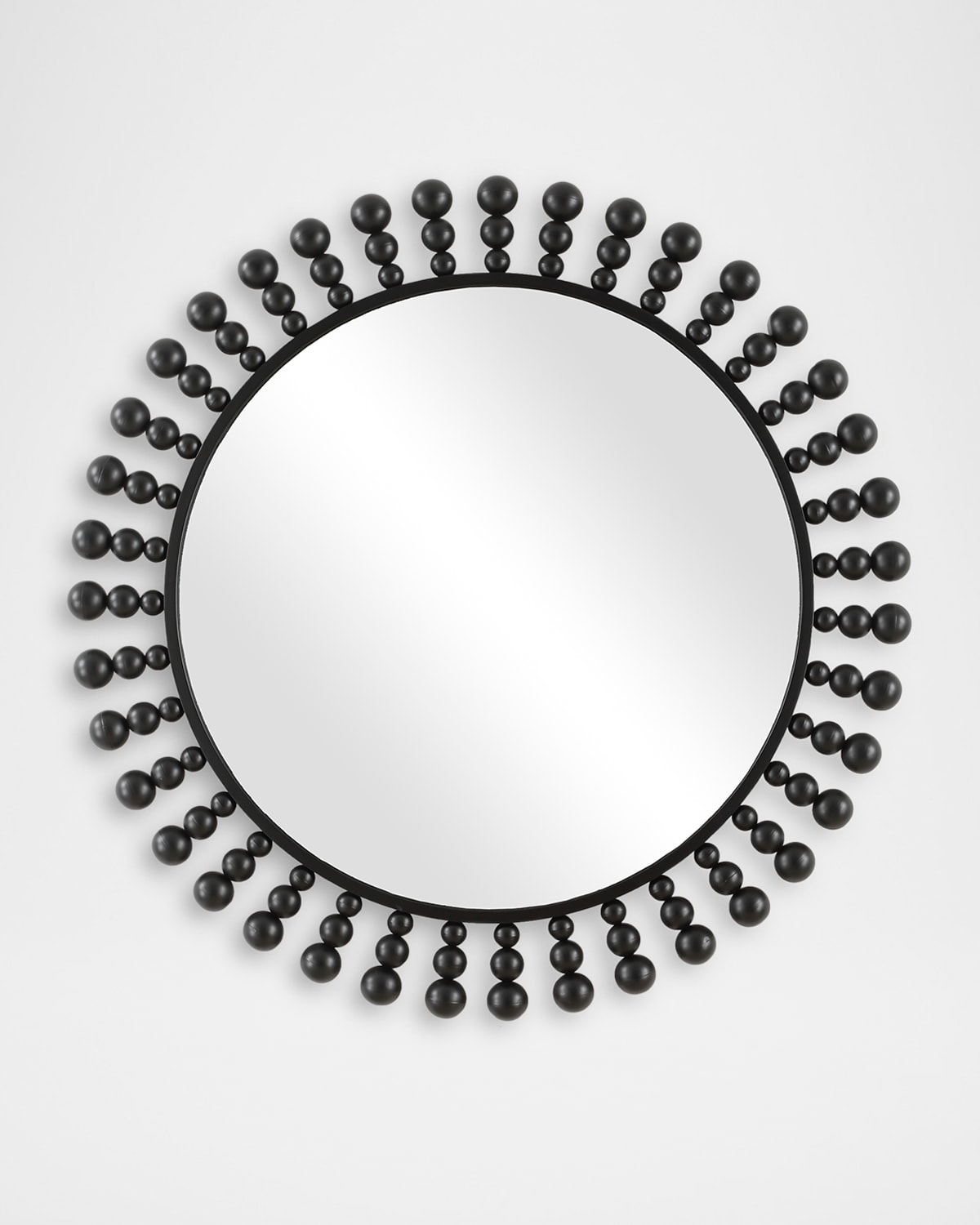 The Uttermost Co Aziel 44" Round Wall Mirror In Black