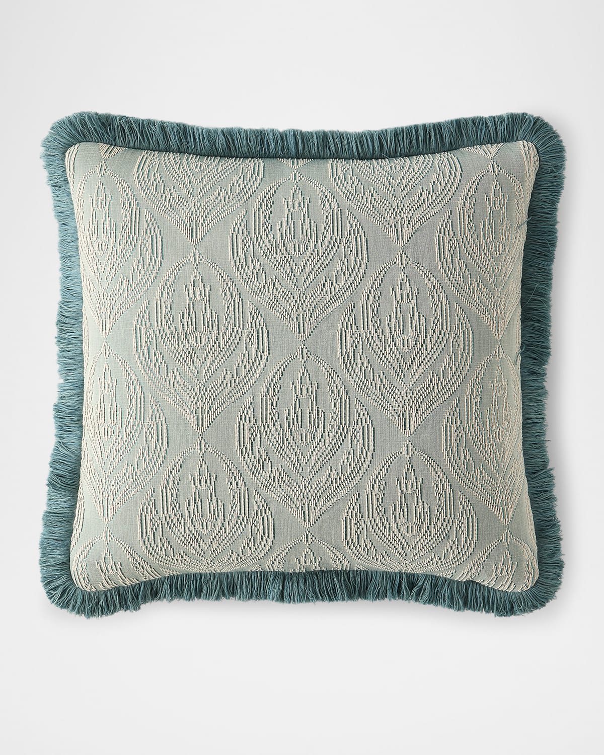 Haremlique Istanbul Lumina Jacquard Decorative Pillow, 18" Square