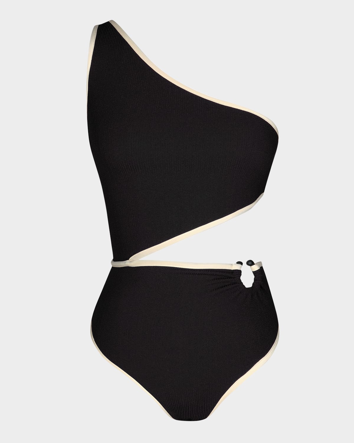Johanna Ortiz Del Mar Asymmetric Cutout One-piece Swimsuit In Multi