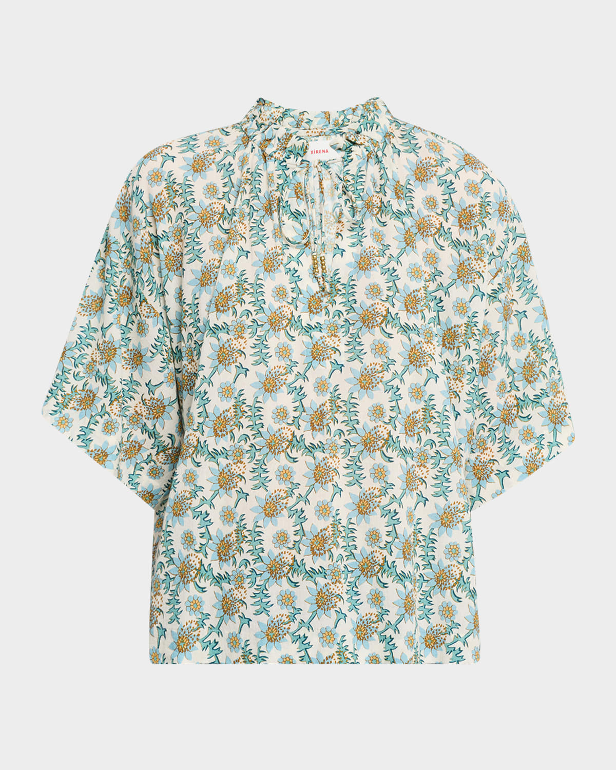 XÍRENA Meadow Floral-Print Cotton Top