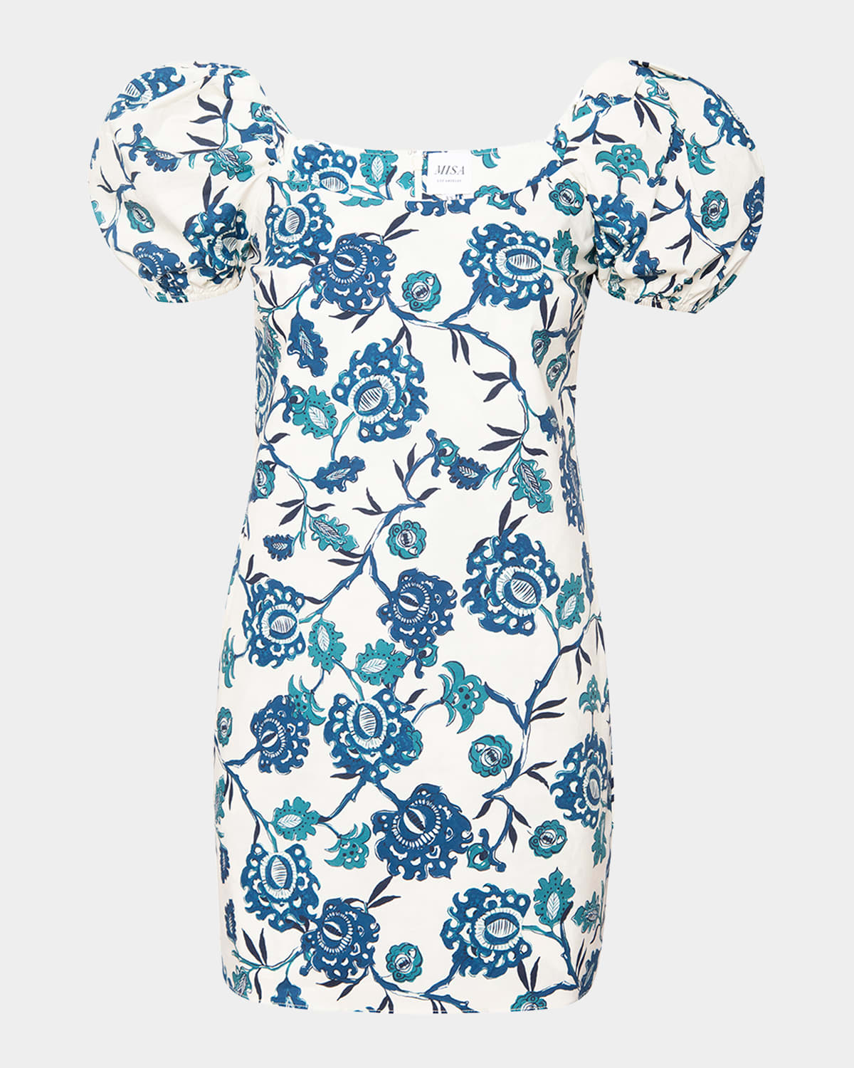 Analie Puff-Sleeve Mini Dress