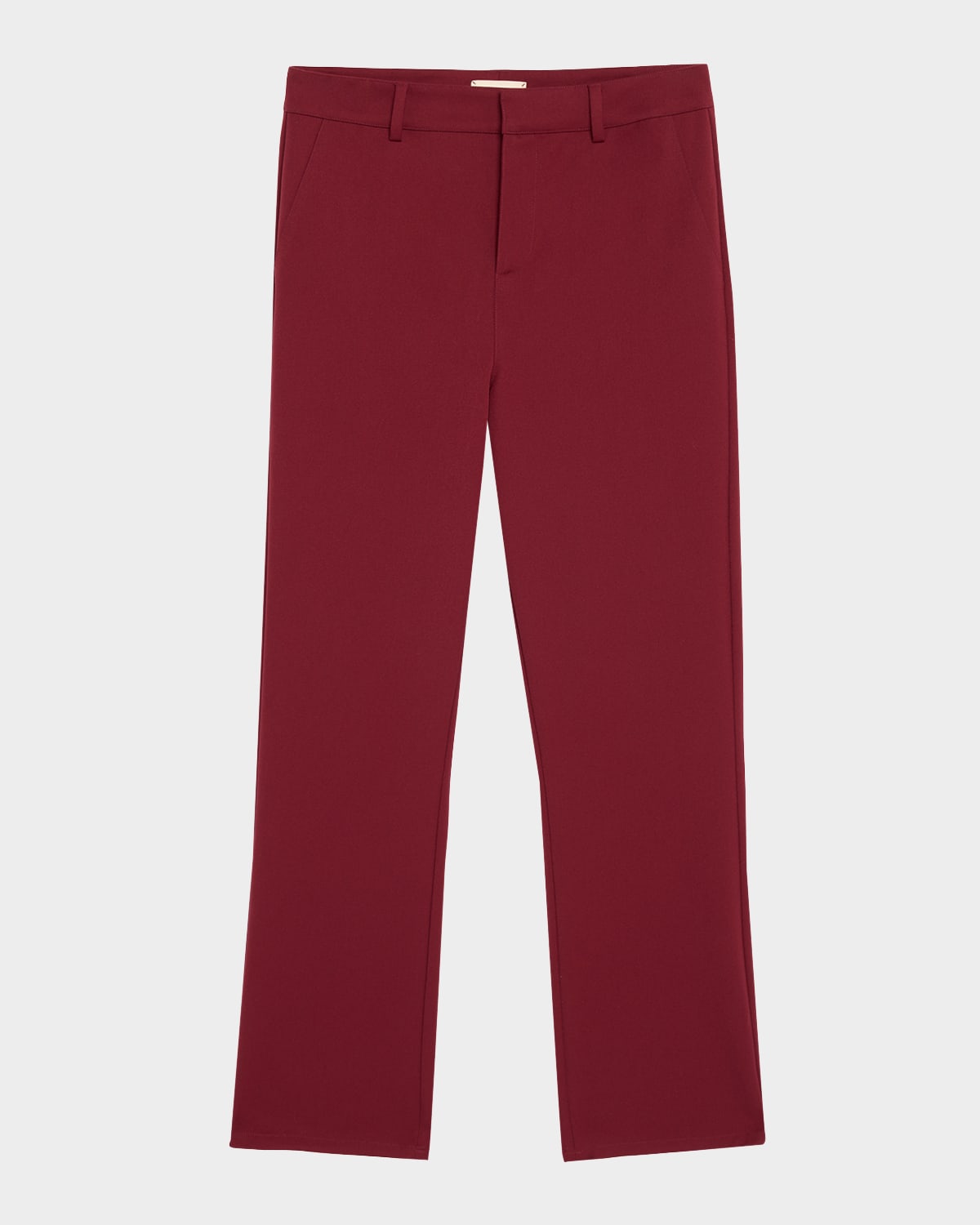 L Agence Ketra Baby Bootcut Trousers In Red