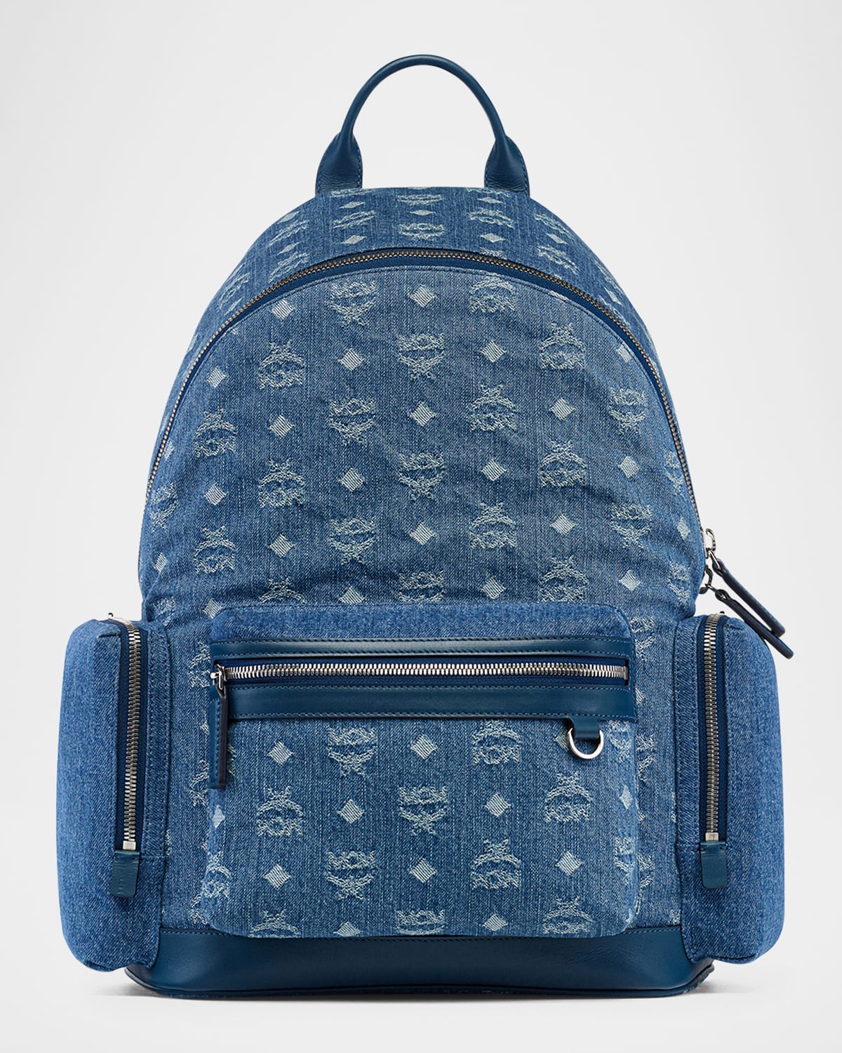 Men's Stark Medium Denim Monogram Backpack