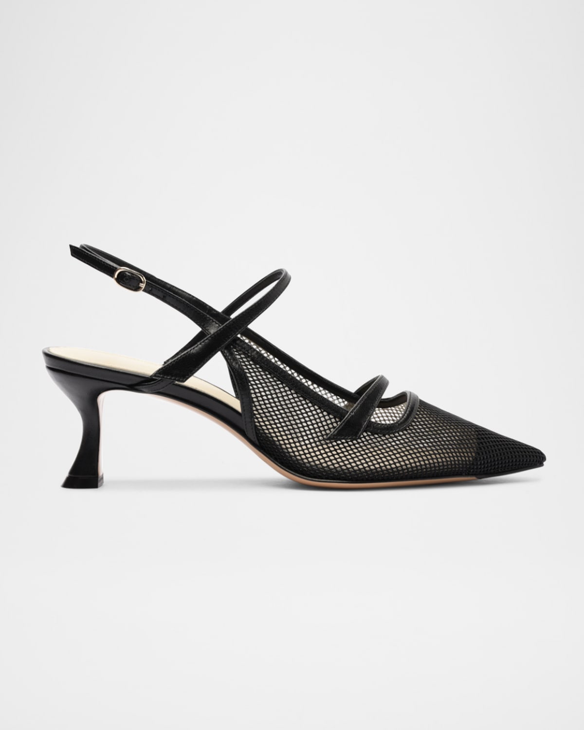 Alexandre Birman Tita Pointed Toe Slingback Pump In Black