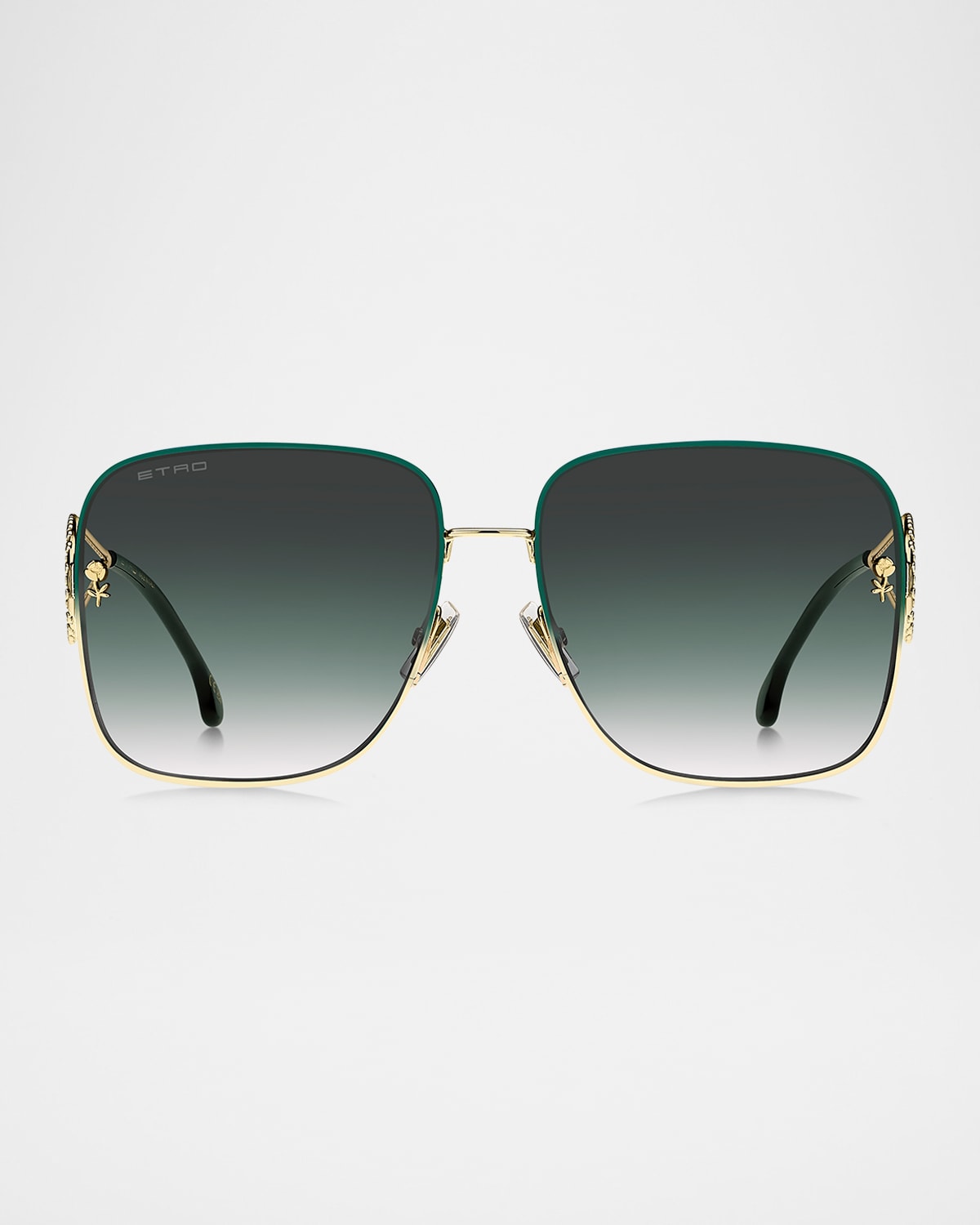Etro Square Metal Sunglasses