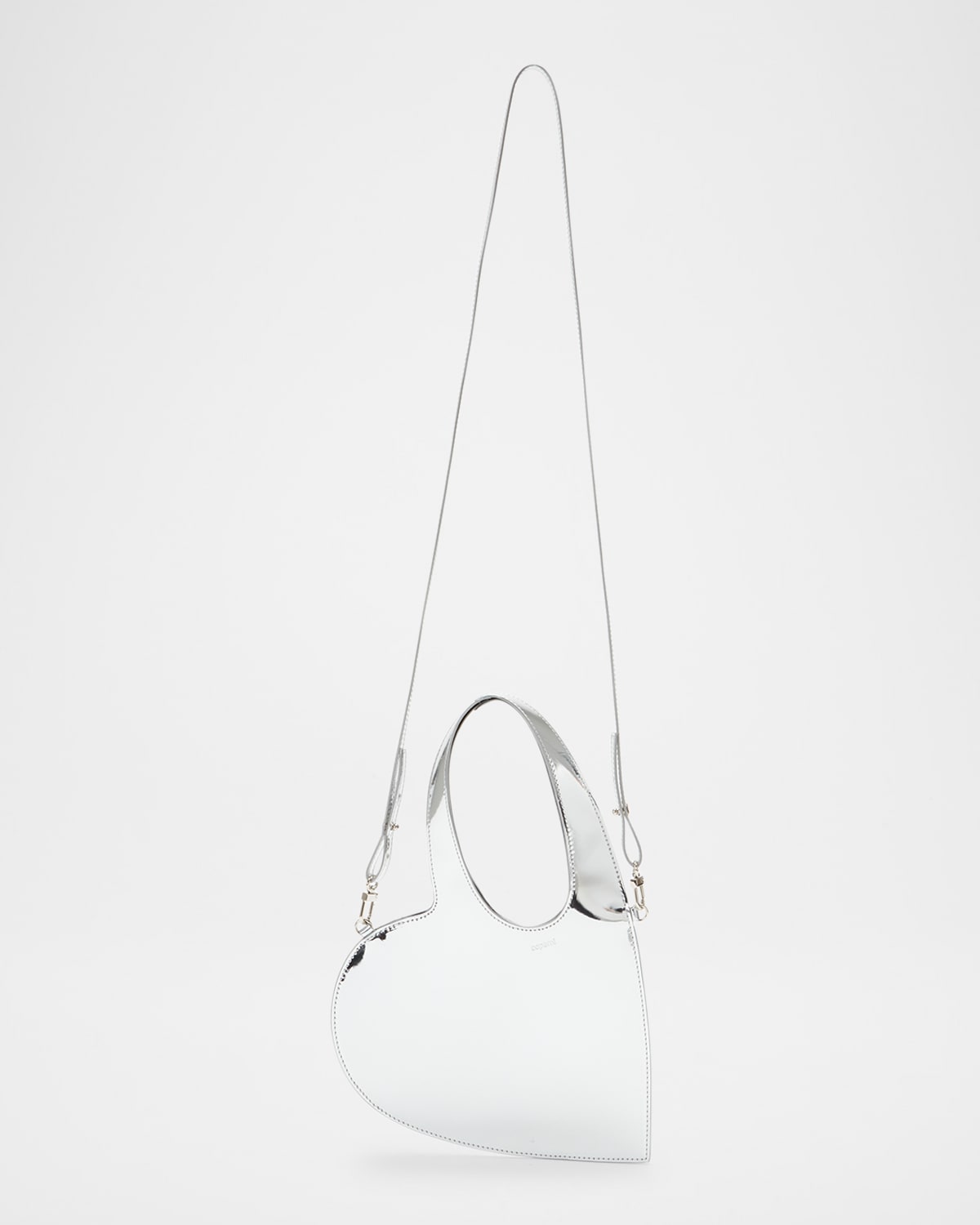 COPERNI MIRRORED BABY HEART CROSSBODY BAG 
