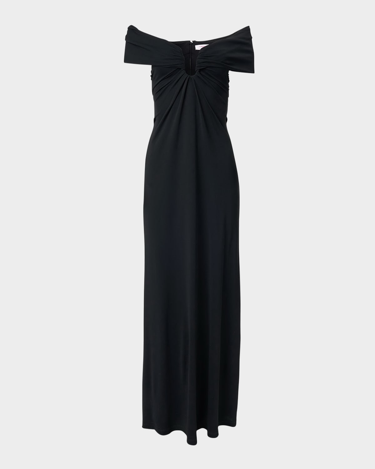 Off-The-Shoulder Ruched Gown
