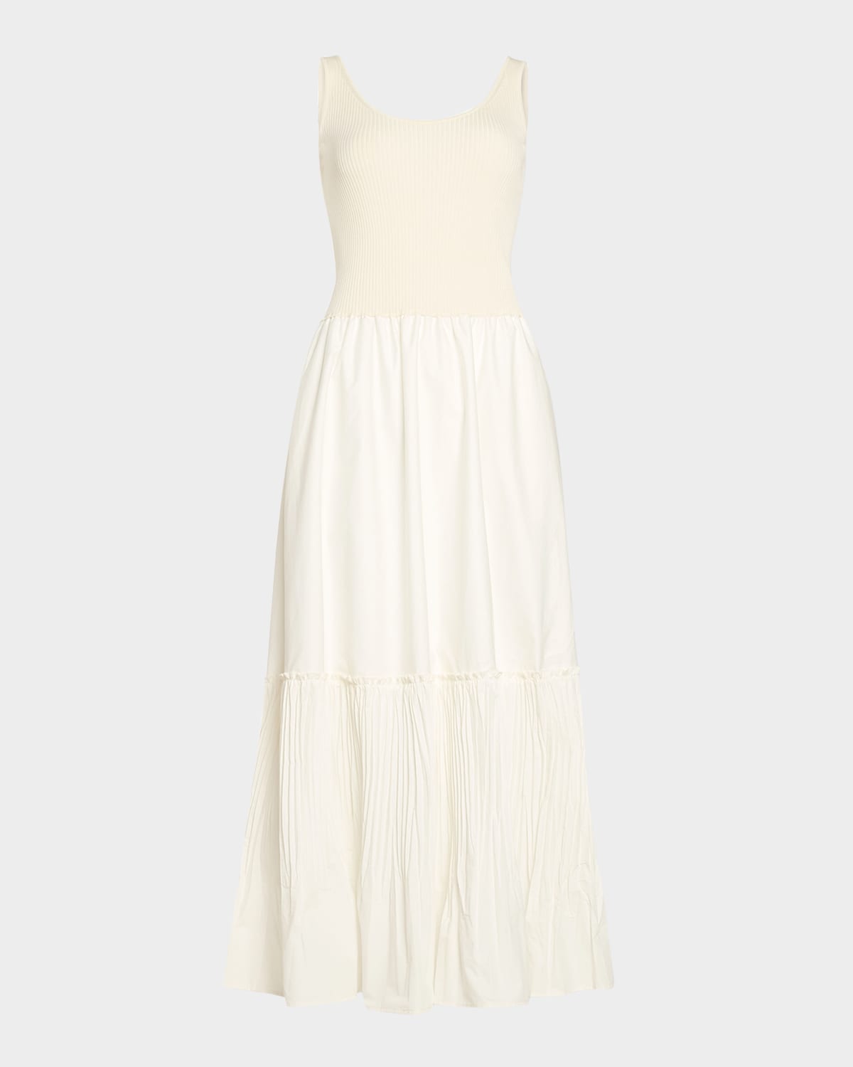Shop Ramy Brook Dawson Mixed-media Maxi Dress