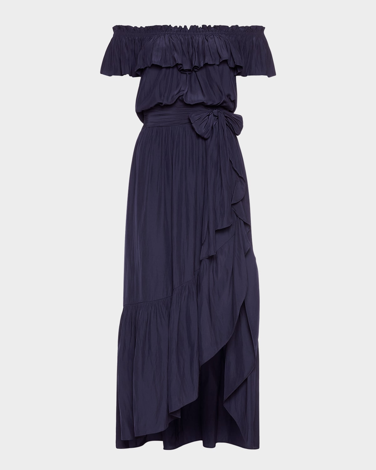 Ramy Brook Gloria Off-shoulder Midi Dress