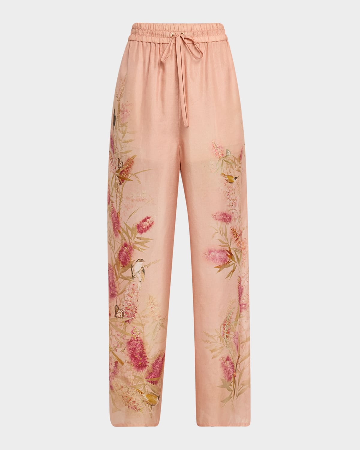 Zimmermann Cascadian Relaxed Silk Pants