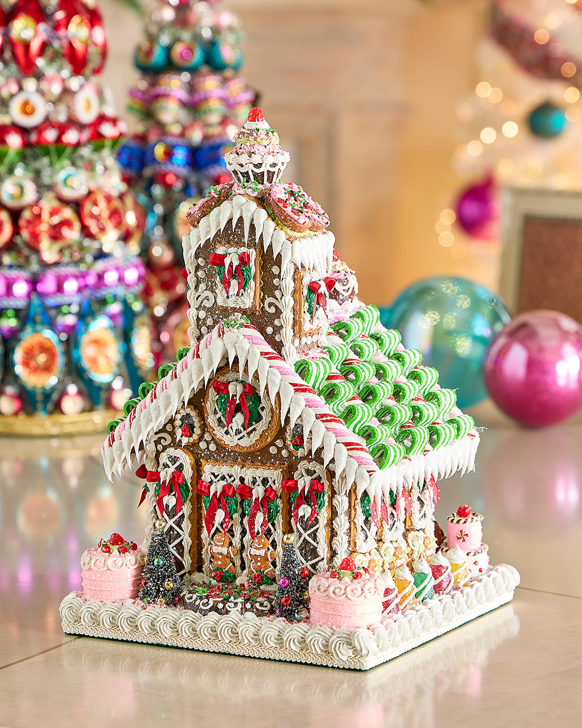 Sweet Savannah Gingerbread Chapel In Multi