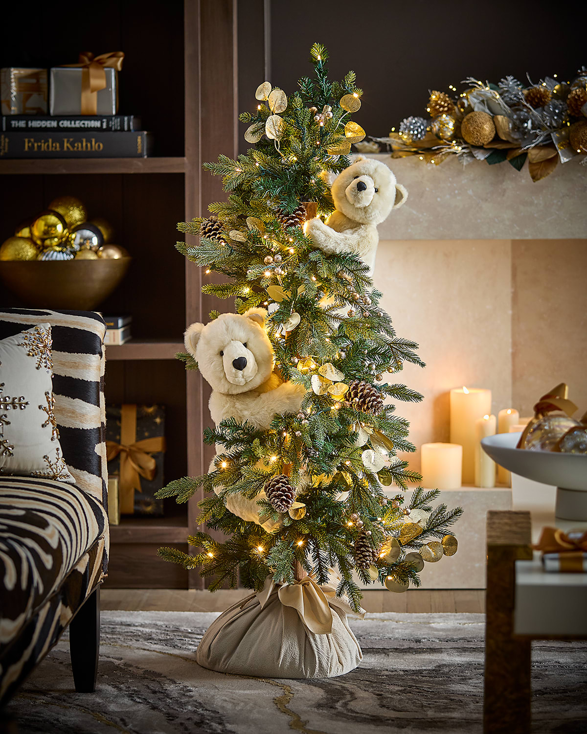 Ditz Designs By The Hen House All That Sparkles Polar Play Tree, 48"