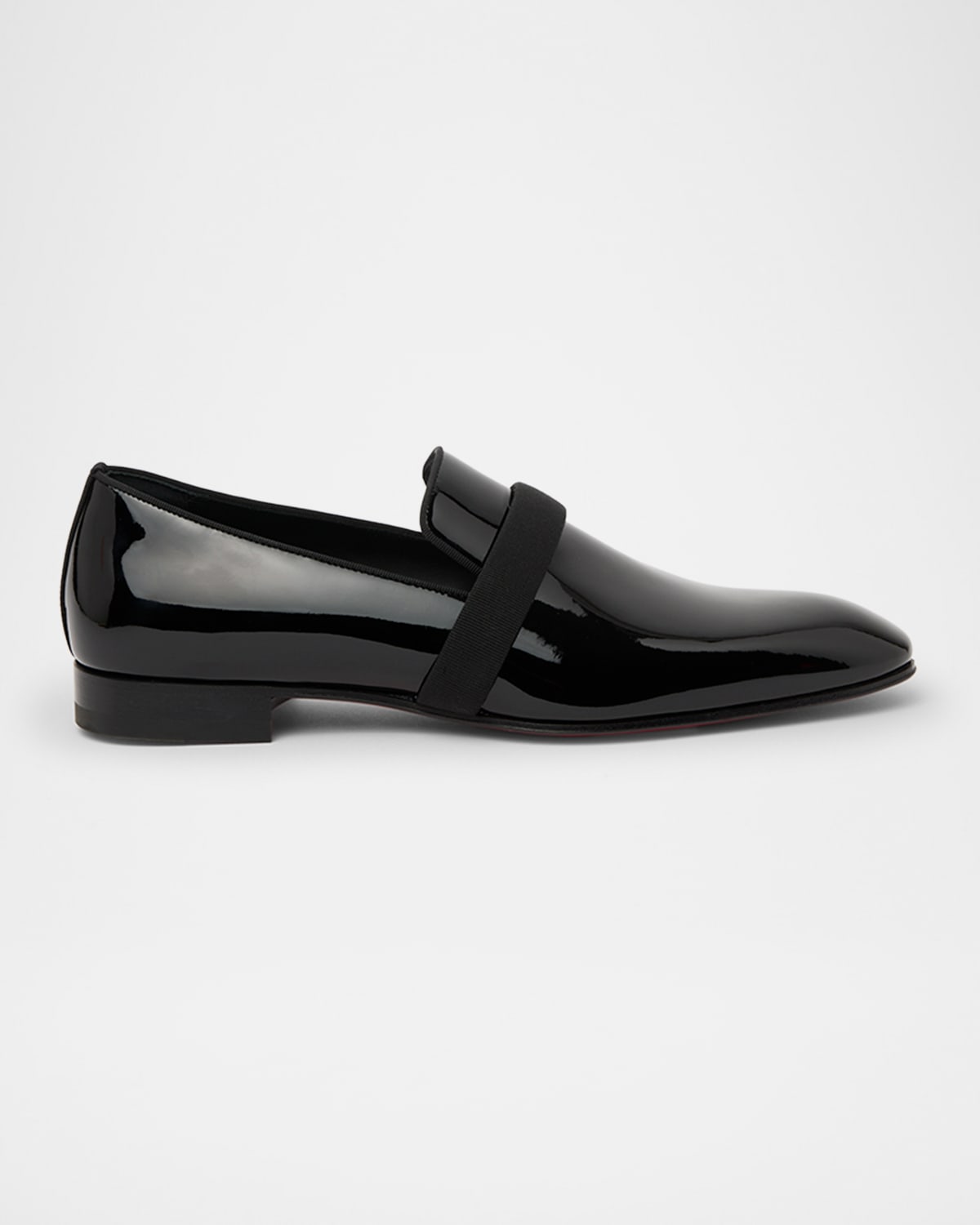 Christian Louboutin Dandydeco Patent Leather Loafers In Black