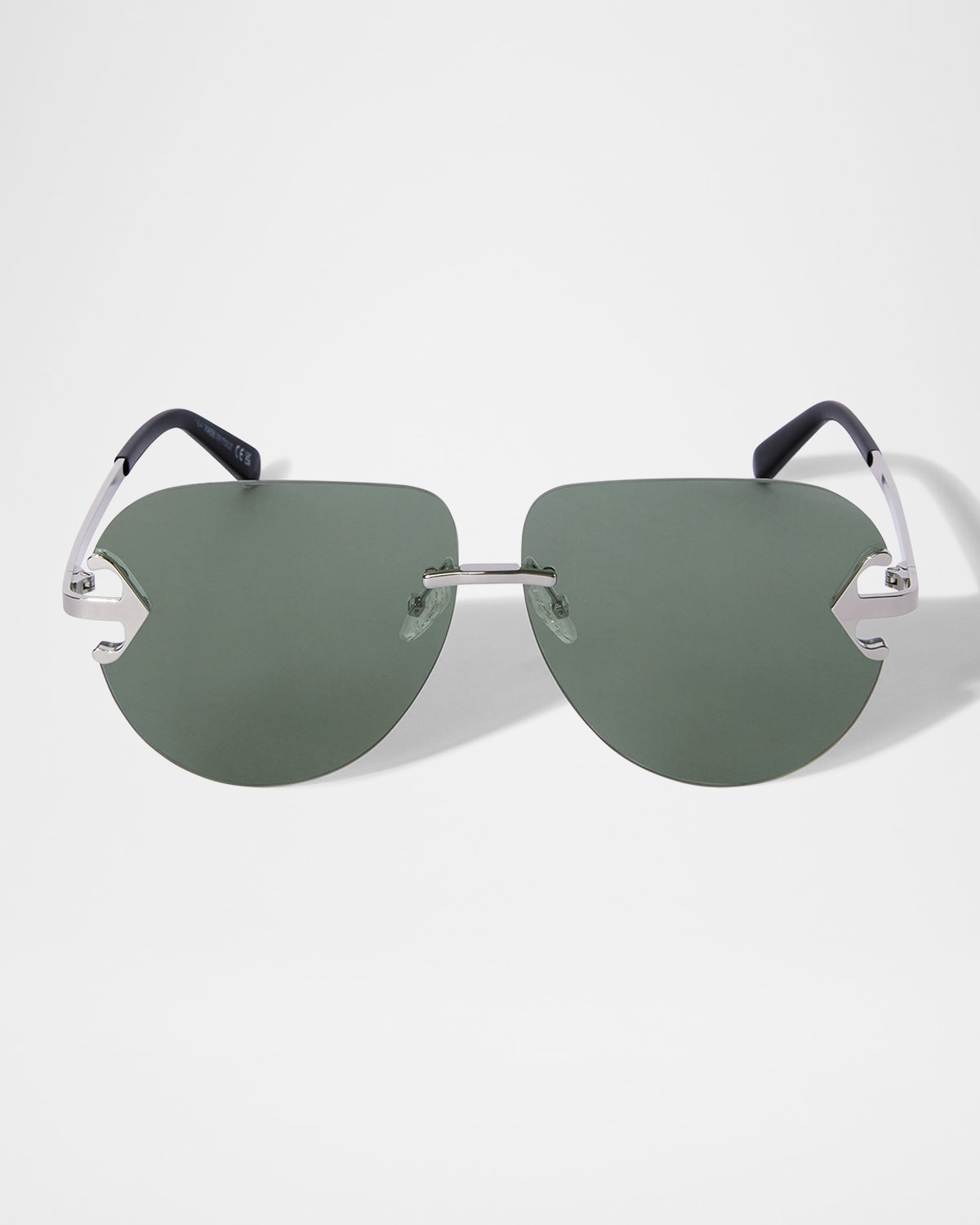 Off-white Men's Alexandria Metal Round Sunglasses