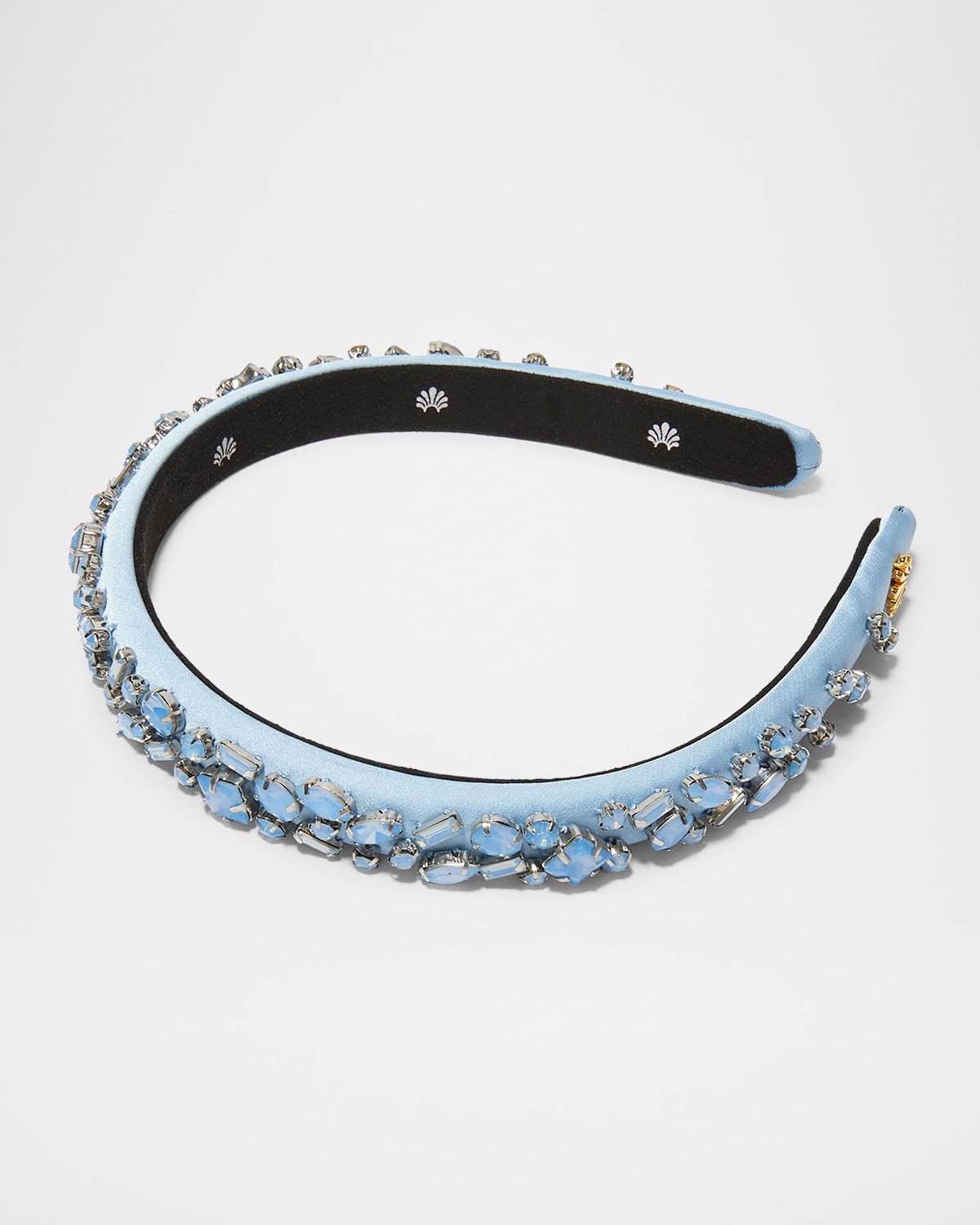 Lele Sadoughi Gigi December Blue Topaz Jeweled Birthstone Headband In March Aquamarine 400