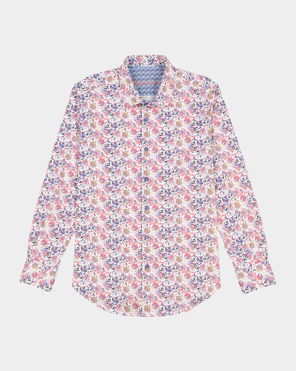 Robert Graham Andaman Floral Stretch Cotton Button-up Shirt In Multi