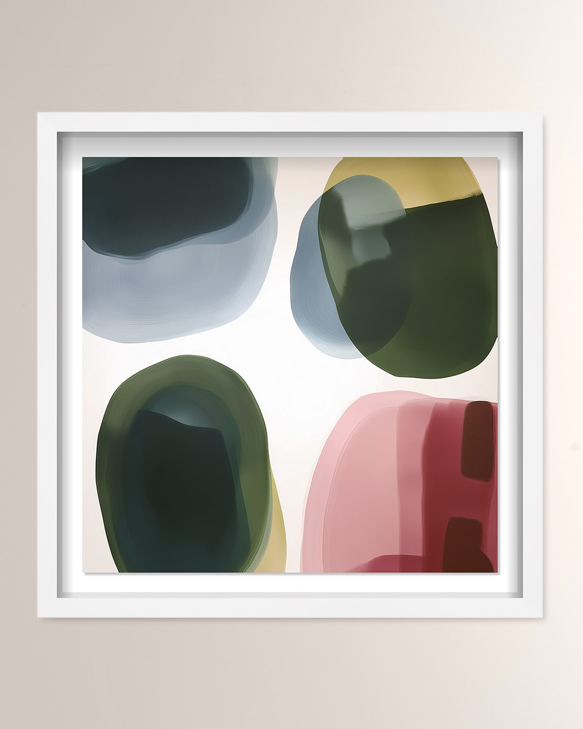 The Oliver Gal Artist Co. Opaque Whispers Iii Framed Art Print