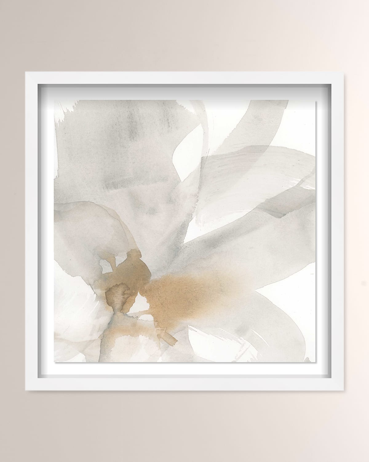 The Oliver Gal Artist Co. Neutral Flow I Framed Art Print On Paper