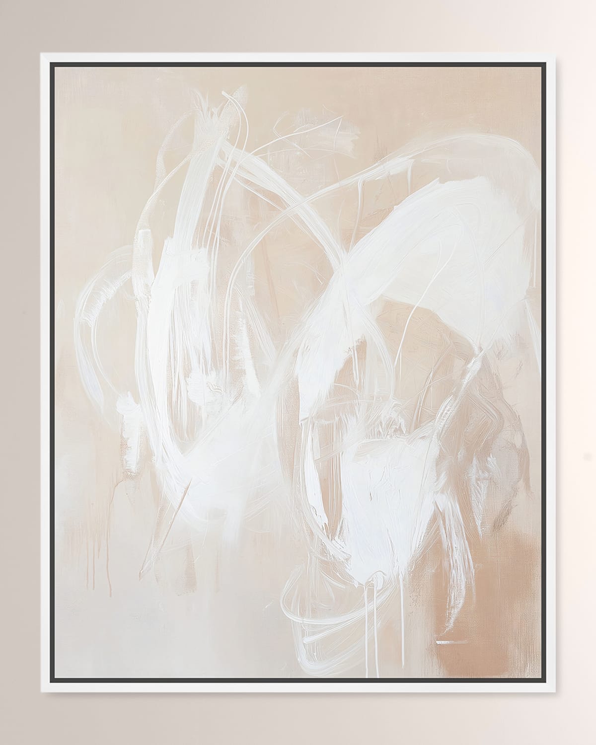The Oliver Gal Artist Co. Snowbound Essence Ii Hand-embellished Giclee
