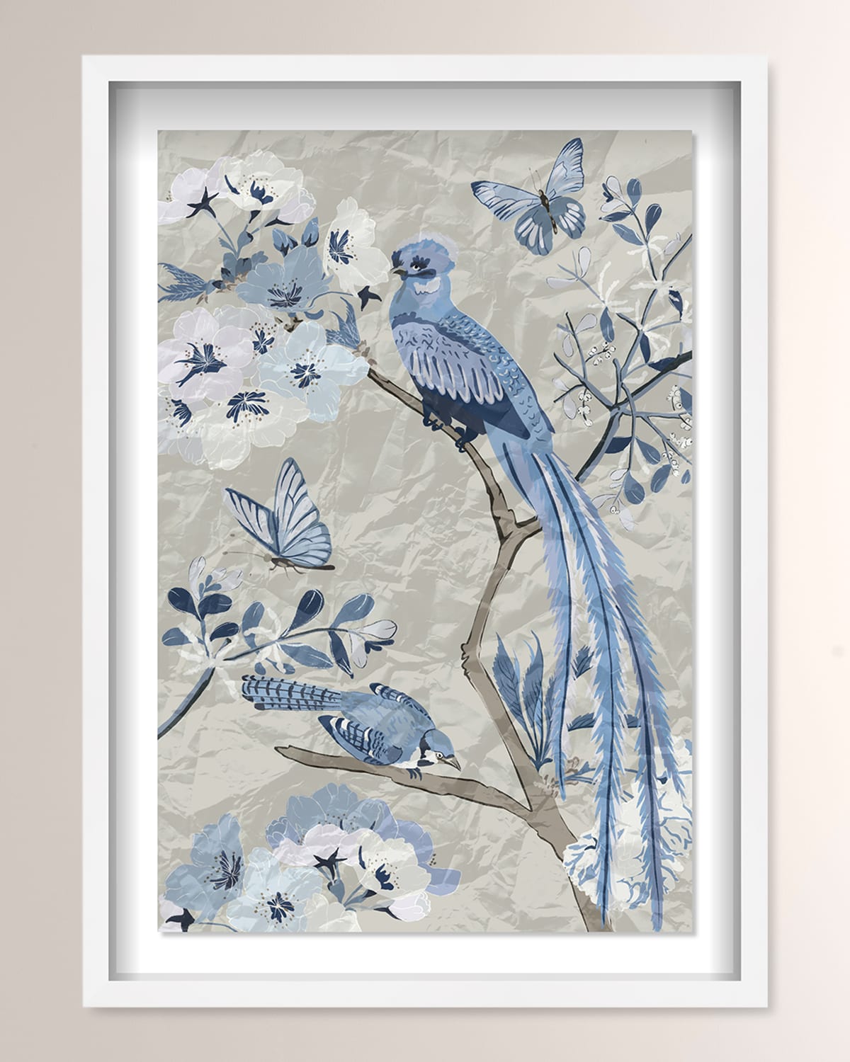 The Oliver Gal Artist Co. Exotic Bird Duo Framed Art Print