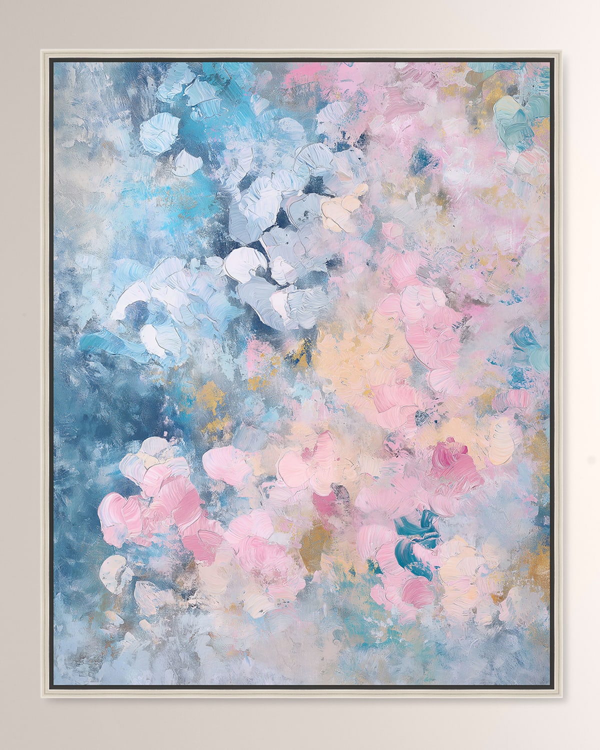 The Oliver Gal Artist Co. Soft Color Formations Ii Framed Giclee On Canvas