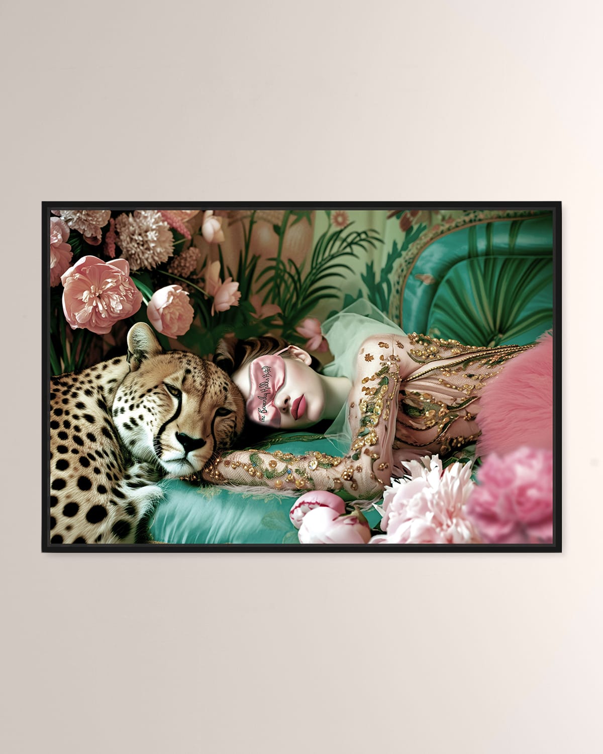 The Oliver Gal Artist Co. Sleeping Beauties Hand-embellished Giclee