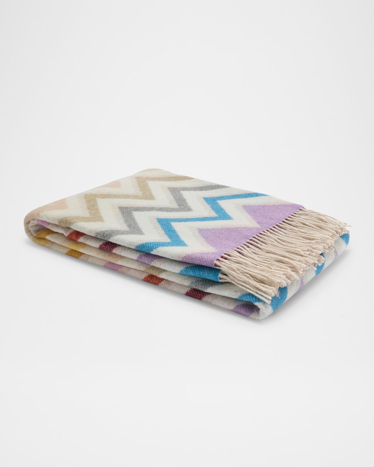 MISSONI WATAMU WOOL-BLEND THROW, 51" X 75" 