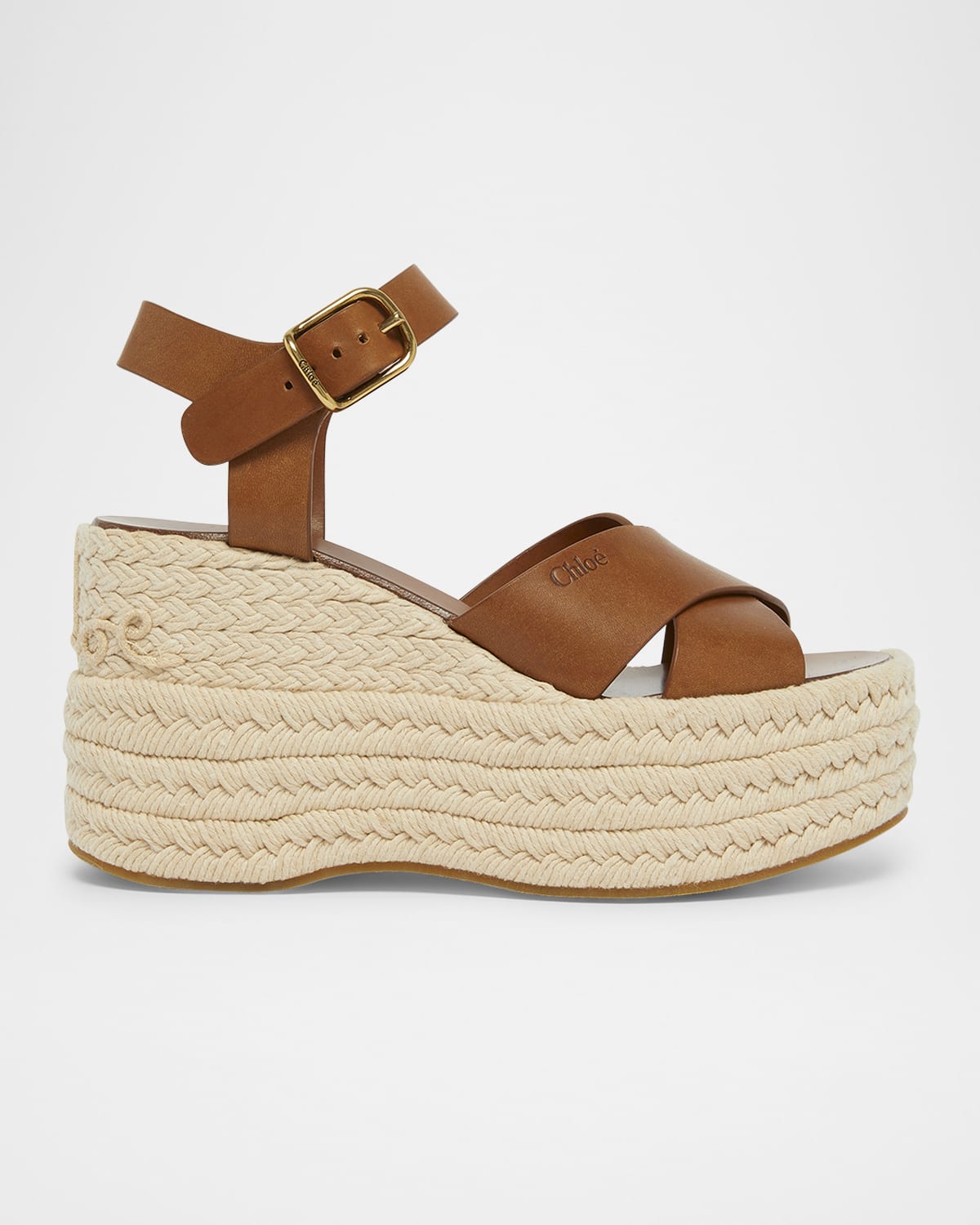 Chloé Isla Wedge Espadrille Sandals