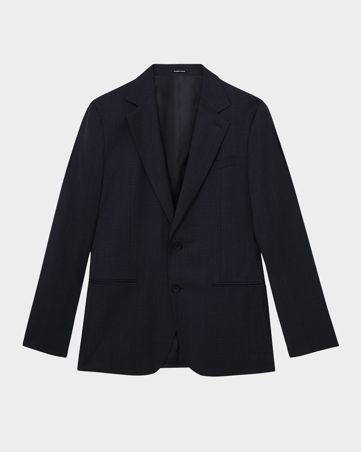 Reiss Mens Navy Grace Slim-fit Single-breasted Stretch Wool-blend Blazer In Navy