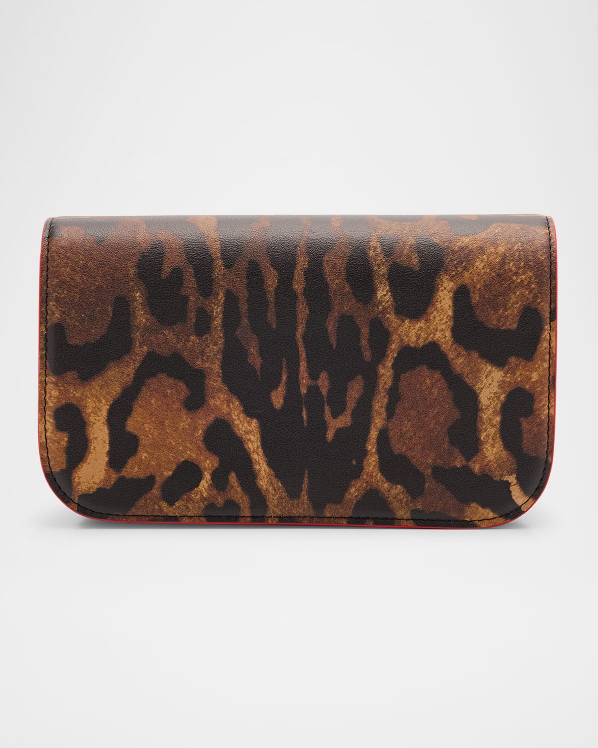 Christian Louboutin Paloma Small Clutch Bag In Bengal-print Calf Leather