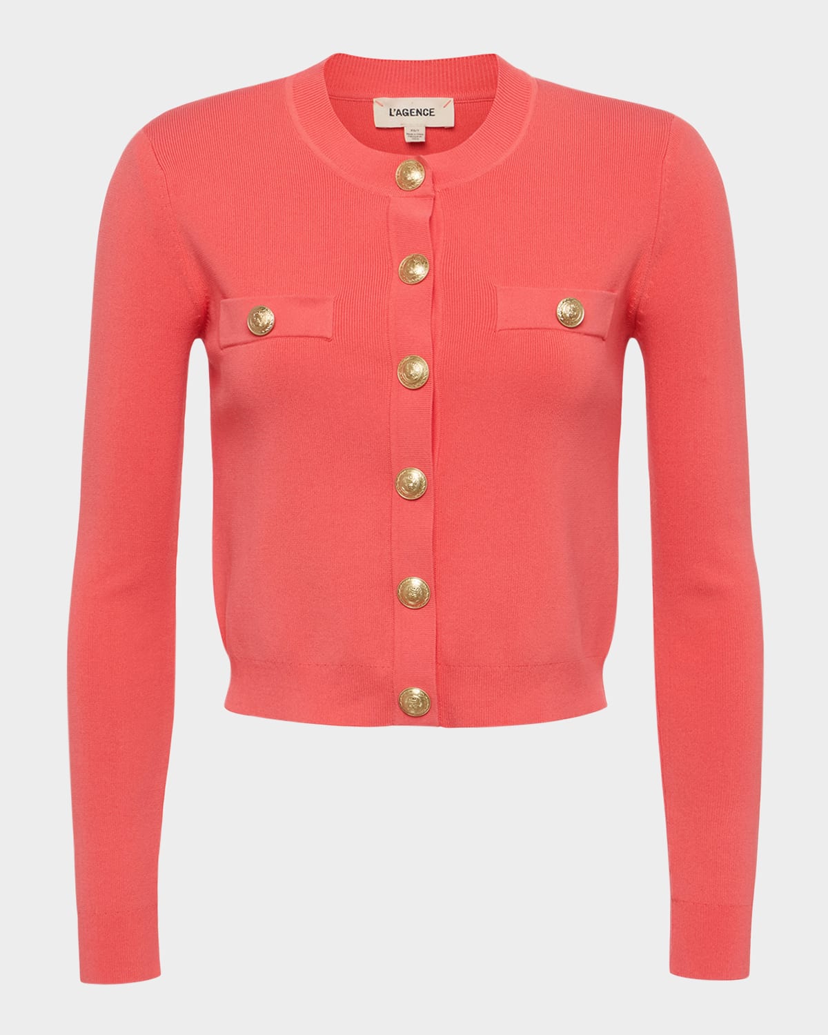 Shop L Agence Toulouse Cropped Cardigan
