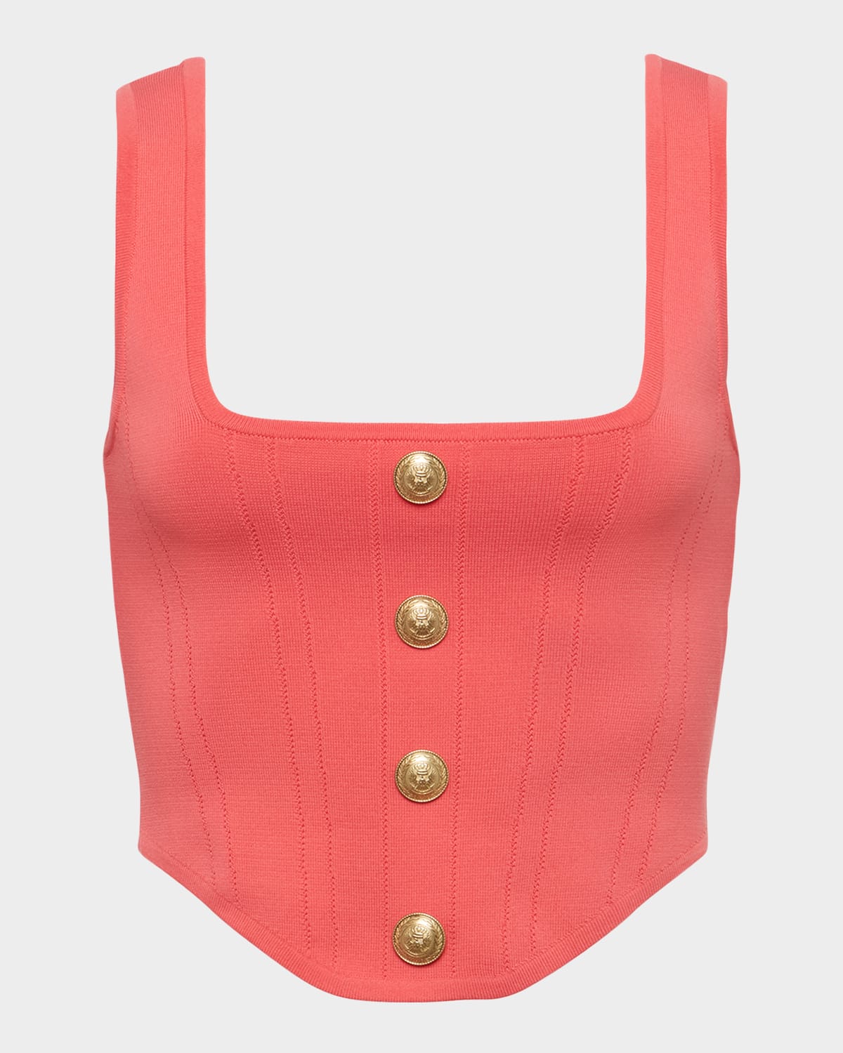 Shop L Agence Saga Knit Corset Top
