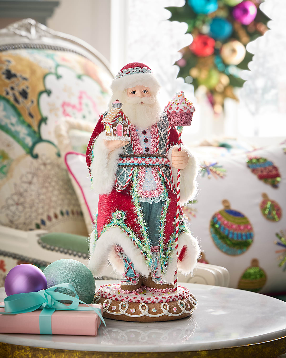 Katherine's Collection Kris Kringleberry Santa Tabletop Christmas Figurine