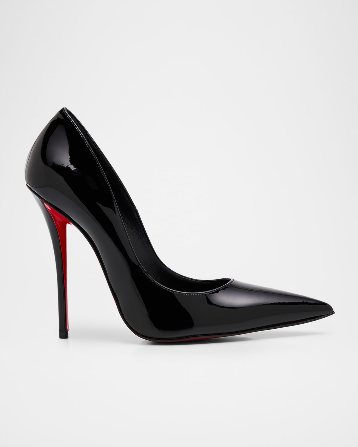 Christian Louboutin 120mm Miss Z Patent Red Sole Pumps In Black