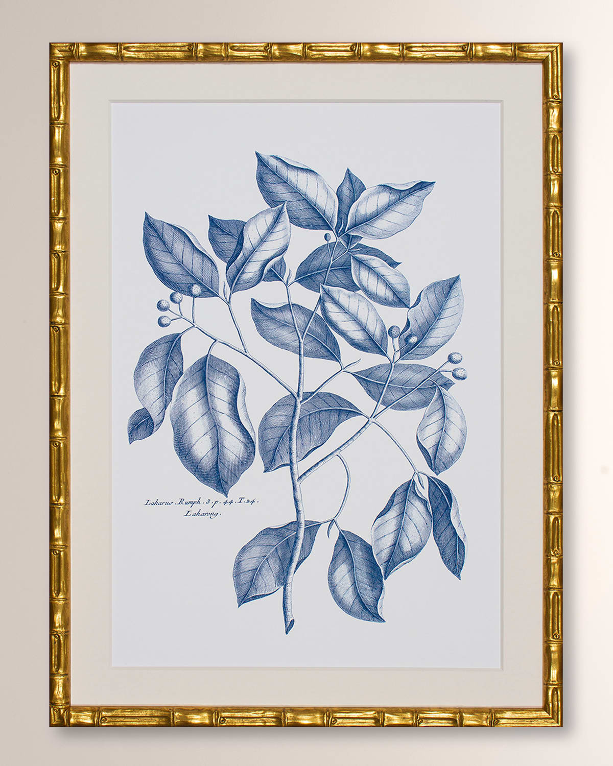 Shadow Catchers Navy & Linen Vii Framed Giclee