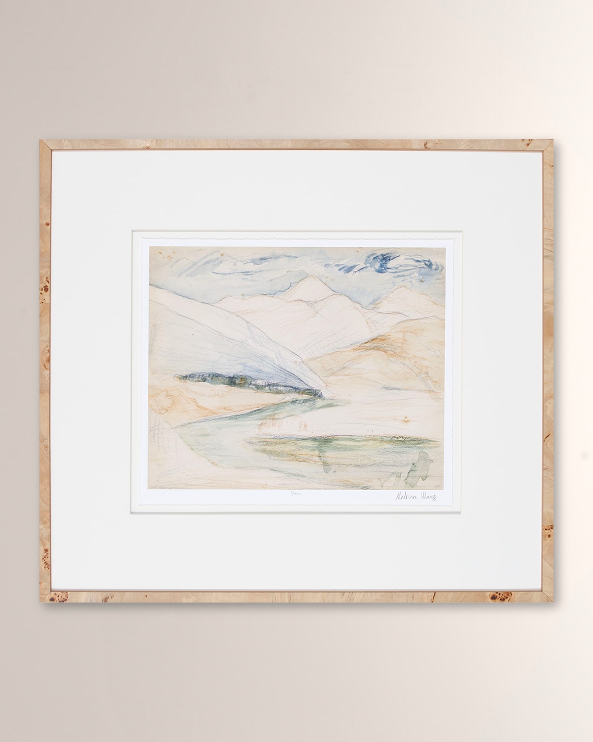 Shadow Catchers Whisper Ii Limited Edition Framed Giclee On Paper, 32" X 29"