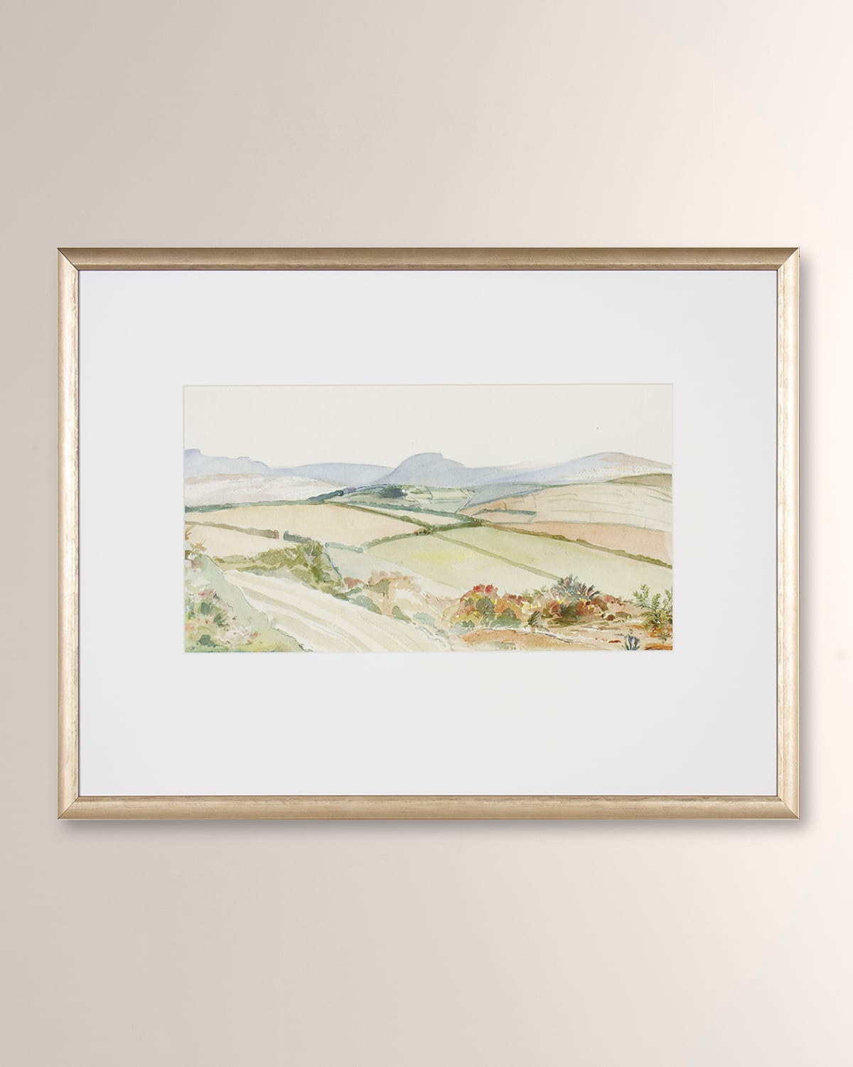 Shadow Catchers Mountain Valley Ii Framed Giclee On Paper, 27" X 19"