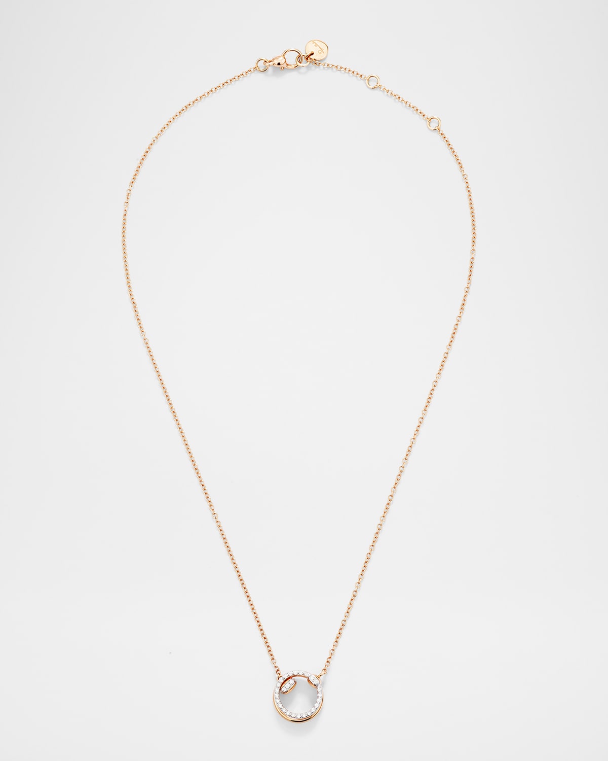 Together 18K Rose Gold Diamond Necklace